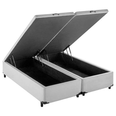 Bau_Queen_Aberto_Cinza