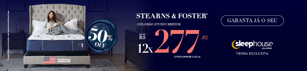 Stearns & Foster Colchão Studio Medium