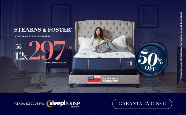 Stearns & Foster Colchão Studio Medium